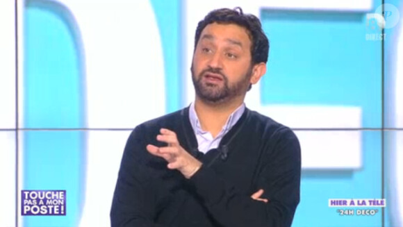 Cyril Hanouna présente Touche pas à mon poste sur D8, le mardi 7 janvier 2014