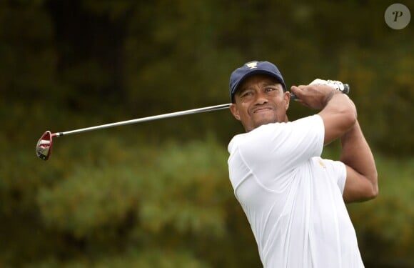 Tiger Woods lors de la Presidents Cup au Muirfield Village Golf Club de Dublin, le 6 octobre 2013