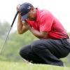Tiger Woods lors de l'U.S. Open au Merion Golf Club d'Ardmore, le 16 juin 2013