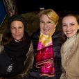 Astrid Veillon, Marielle Goitschel, Delphine Zentout - La 11e édition du Festi'Valloire à Valloire, le 6 janvier 2014.