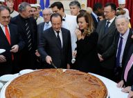 François Hollande et Valérie Trierweiler : Complices autour d'une galette géante
