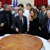 François Hollande et Valérie Trierweiler : Complices autour d'une galette géante