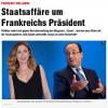 Article du Bild en Allemagne sur la supposée relation entre Julie Gayet et François Hollande
