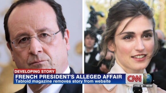 CNN évoque la supposée relation entre Julie Gayet et François Hollande