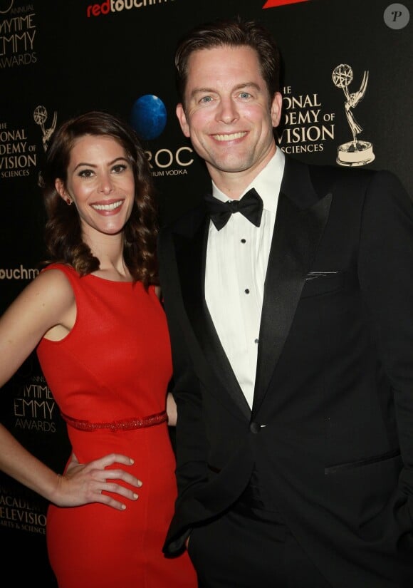 L'acteur Michael Muhney et Jaime Muhney au Beverly Hilton Hotel de Los Angeles, le 16 juin 2013.