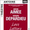 Anouk Aimée et Gérard Depardieu dans "Love Letters" au Théâtre Antoine à Paris. Prolongations jusqu'au 15 janvier 2013.