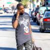 Exclusive. Kanye West photographié peu après son altercation avec un jeune de 18 ans (pour défendre sa belle Kim Kardashian) dans le bureau d'un médecin à Beverly Hills. Le 13 janvier 2013.