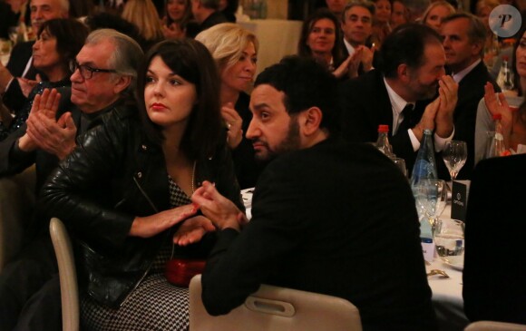 Exclusif - Cyril Hanouna et sa femme Emilie lors de la soirée annuelle de la FIDH (Fédération Internationale des Droits de l'homme) et 65e anniversaire de la Déclaration universelle des Droits de l'Homme à l'Hotel de Ville de Paris le 10 decembre 2013