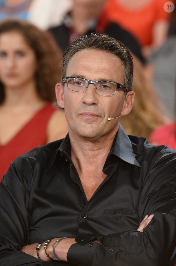 Julien Courbet - Enregistrement de l'émision "Vivement Dimanche" pour une diffusion le 1er septembre 2013.