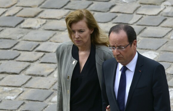 Valérie Trierweiler et François Hollande à Paris, le 11 juin 2013. 