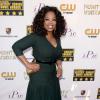 Oprah Winfrey lors des Critics' Choice Movie Awards au Barker Hanger à Santa Monica, Los Angeles, le 16 janvier 2014