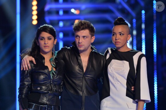 Dana, Mehdi et Sirine sur le prime de la "Nouvelle Star 2014", jeudi 16 janvier.