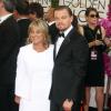 Leonardo DiCaprio et sa mère Irmelin aux Golden Globe Awards à Beverly Hills, le 12 janvier 2014.