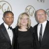 Pharrell Williams, Janet Healy, Christopher Meledandri aux 25e Producers Guild Awards à Los Angeles, le 19 janvier 2014.