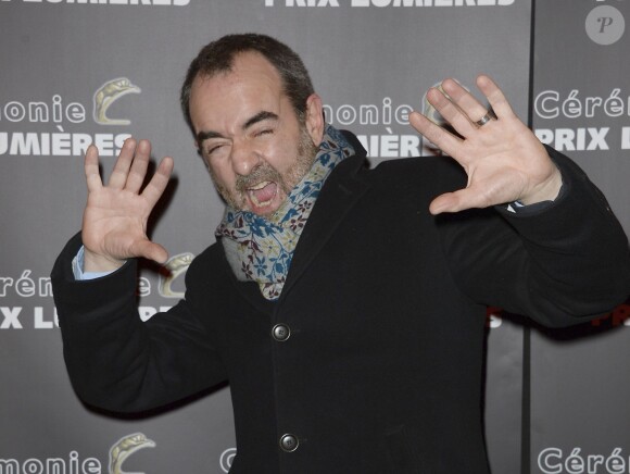 Bruno Solo lors de la 19e cérémonie des Prix Lumières à l'Espace Pierre Cardin, Paris, le 20 janvier 2014.