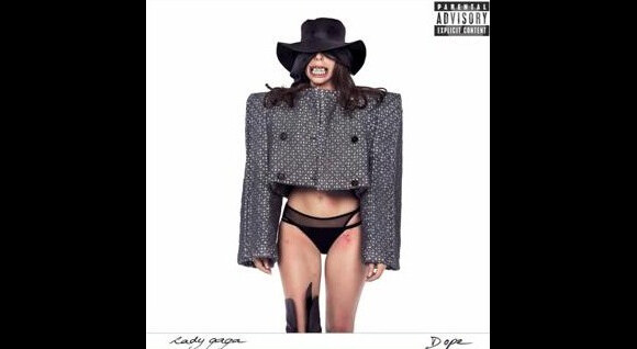 Lady Gaga sur la couverture de son single Dope, extrait de son dernier album ARTPOP sorti en novembre 2013.