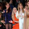 Sofia Essaïdi, Gaia Weiss, Kim Kardashian, Blanca Suarez et Paz Vega assistent au défilé haute couture de Stéphane Rolland au Théâtre National de Chaillot. Paris, le 21 janvier 2014.
