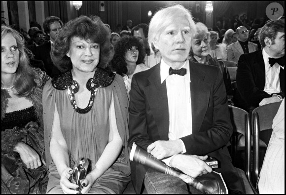 Régine et Andy Warhol