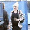 Gwen Stefani, enceinte et stylée, s'est rendue en famille voir le spectacle Totem du Cirque du Soleil. Santa Monica, le 19 janvier 2014.
