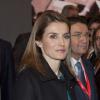 Felipe et Letizia d'Espagne lors de l'inauguration du FITUR, le Salon international du tourisme de Madrid, le 22 janvier 2014