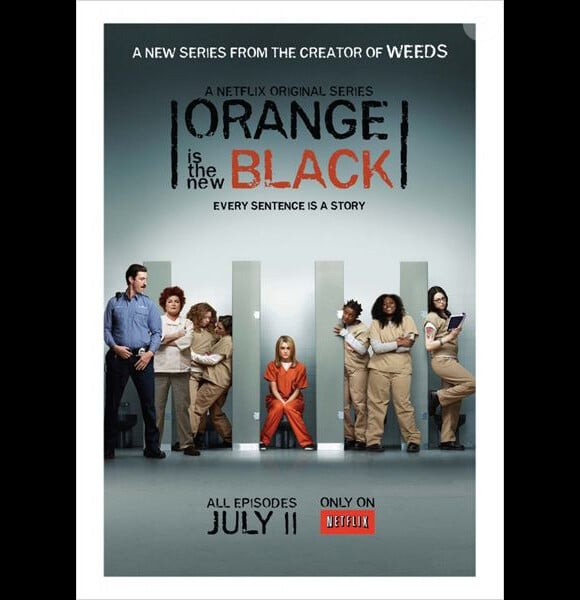 Affiche de la série "Orange Is The New Black" diffusée sur Netflix