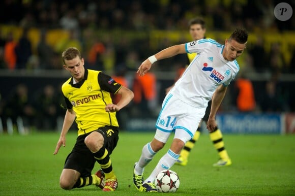 Florian Thauvin le 1er octobre 2013 lors du match de Ligue des Champions Dortmund - OM