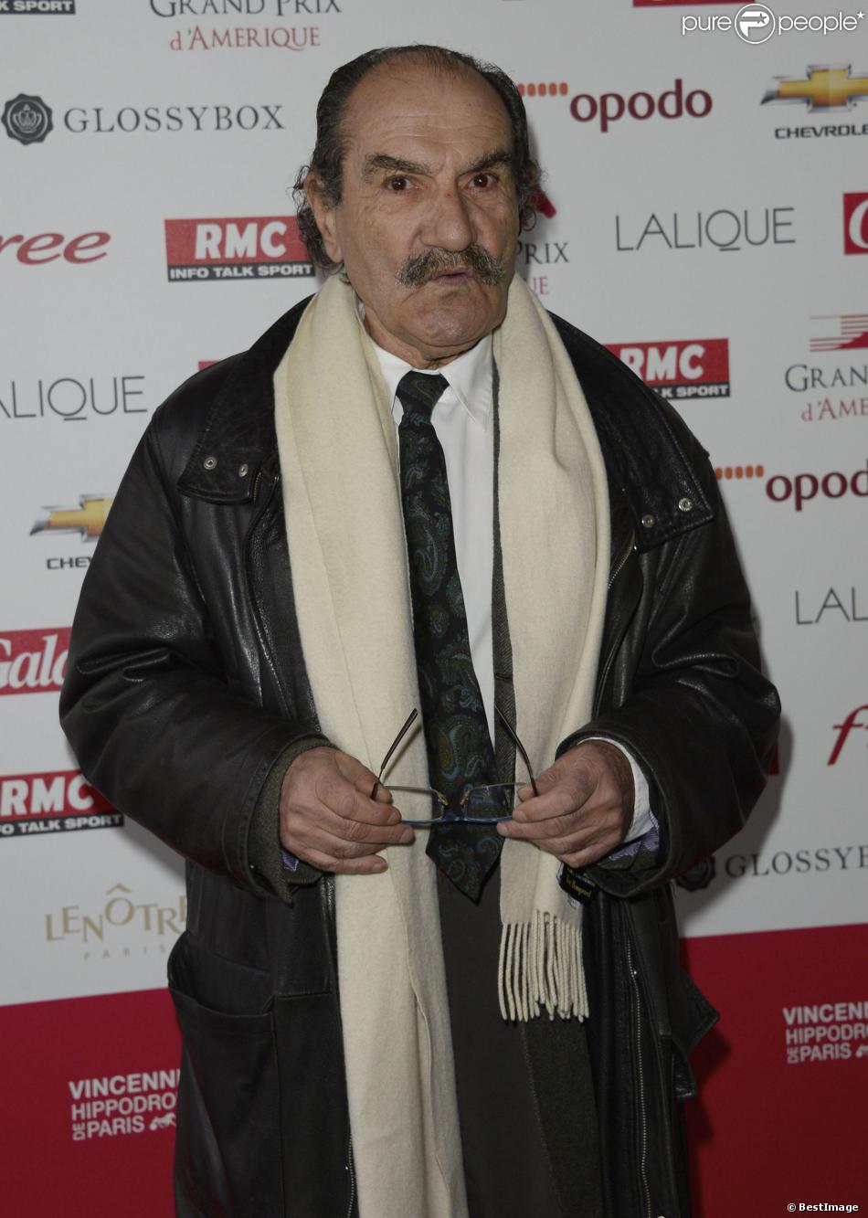 Gérard Hernandez lors du 93e Grand Prix d&#039;Amérique à l&#039;Hippodrome de Vincennes, le 26 janvier 2014