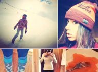 Shy'm au ski : Une sexy snowboardeuse avec Jimi Hendrix !