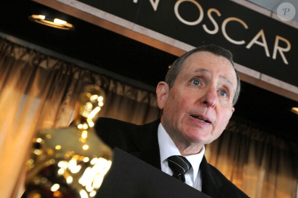 Tom Sherak, président historique de l'Academy of Motion Picture Arts and Sciences, à New York le 25 février 2010.