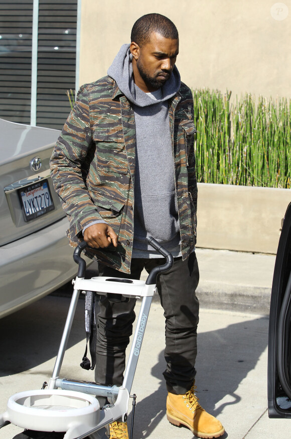 Kanye West à Los Angeles, le 23 janvier 2014.