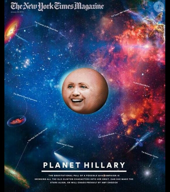 Le New York Times Magazine a publié une couverture unique d'Hillary Clinton.