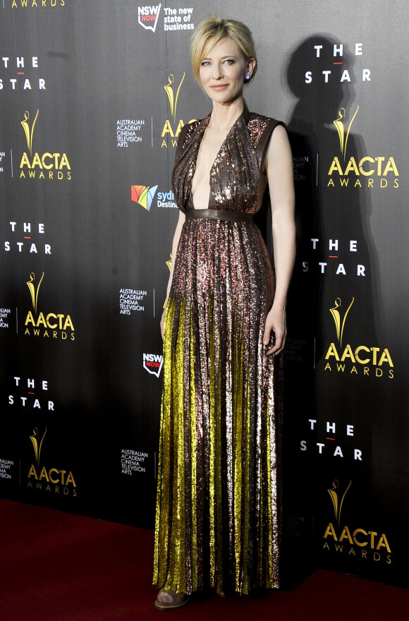 Cate Blanchett aux Annual AACTA Awards à Sydney, le 30 janvier 2014.
