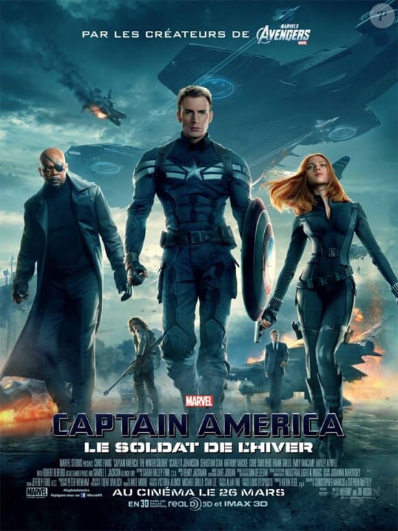 Affiche Super Bowl de Captain America 2.