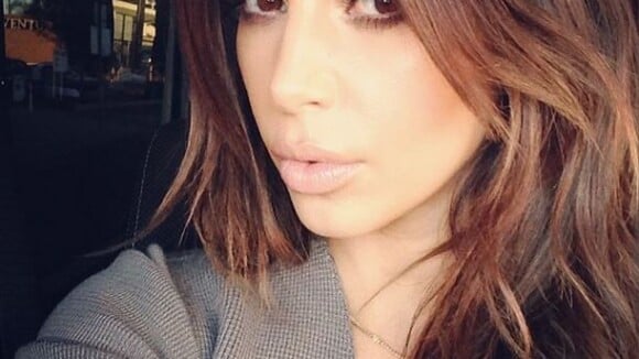Kim Kardashian, de nouveau brune : Fini le blond, elle change de visage