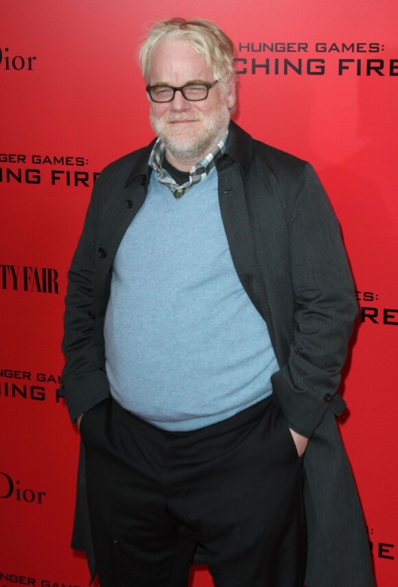 Philip Seymour Hoffman lors de l'avant-première du film "Hunger Games : Catching Fire" à New York, le 20 novembre 2013