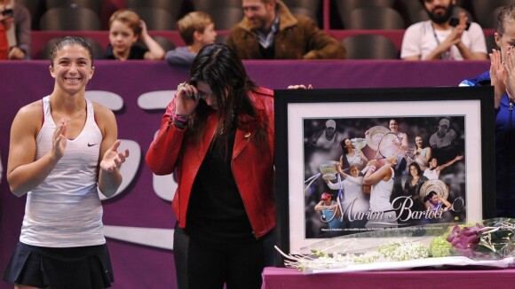 Marion Bartoli : Les larmes de l'ancienne joueuse lors d'un hommage émouvant