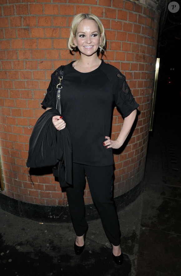 Jennifer Ellison à Londres, le 6 mars 2013.