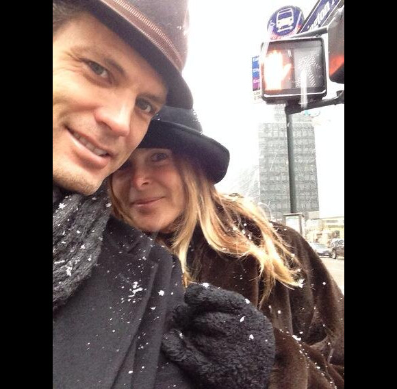 Casper Van Dien et sa femme Catherine Oxenber à New York - Noël 2013