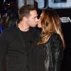 Katie Price et Kieran Hayler amoureux lors de la première de RoboCop au BFI IMAX, Waterloo, Londres, le 5 février 2014.