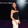 Olivia Munn en Giorgio Armani lors de la première de RoboCop au BFI IMAX, Waterloo, Londres, le 5 février 2014.