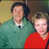 Jean Rochefort et Nicole Garcia lors de la première du film Péril en la demeure à Paris le 12 février 1985