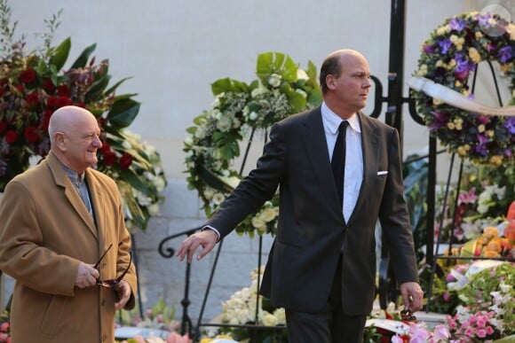 Le prince Serge de Yougoslavie aux obsèques de Michel Pastor en l'église Saint-Charles à Monaco le 6 février 2014.