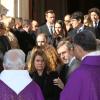 Catherine Pastor aux obsèques de Michel Pastor en l'église Saint-Charles à Monaco le 6 février 2014.