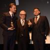 Leonardo DiCaprio, Martin Scorsese, Jonah Hill à Santa Barbara le 6 février 2014.