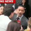 Will Smith qui gifle un journaliste qui a tenté de l'embrasser sur la bouche