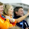 Au côté de son époux le roi Willem-Alexander des Pays-Bas, la reine Maxima a multiplié les photos le 9 février 2014 aux JO de Sotchi, lors de la victoire de la Néerlandaise Irene Wust sur 3000 mètres.