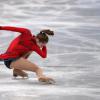 La jeune patineuse Yulia Lipnitskaya a ébloui l'Iceberg de Sotchi lors de l'épreuve de patinage artistique par équipes, offrant à la Russie sa première médaille d'or des Jeux olympiques, le 9 février 2014