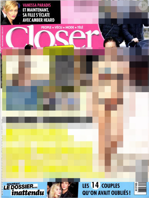 Magazine Closer du 7 février 2014.