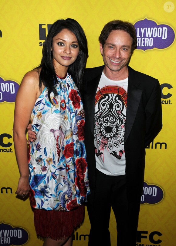 Pooja Kumar et Chris Kattan lors d'une avant-première à Los Angeles en juillet 2009