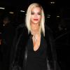 Rita Ora au défilé de mode "Donna Karan" lors de la fashion week de New York. Le 10 février 2014.